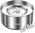 Stainless Steel Dog Water Bowl No Spill, 101oz/3L Large Capacity Pet Water by FORWH