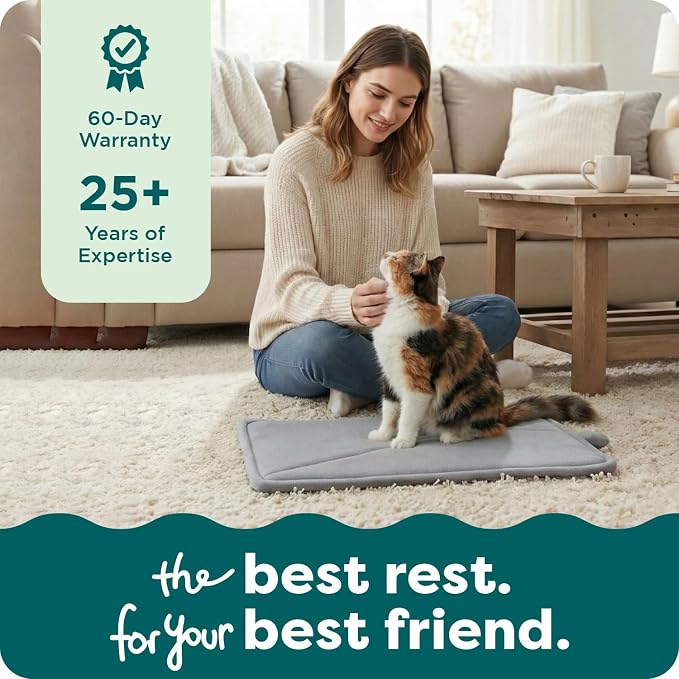 FurHaven ThermaNAP Self Warming Cat Mat & Dog Bed - Image 9
