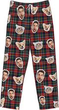 Custom Pajamas Pants Plaid Personalized Funny PJ Pant Design by YourCustomGiftsChoice