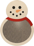 Pearhead Holiday Snowman Cat Scratch Pad, Cat Toy Scratch Pad by Pearhead