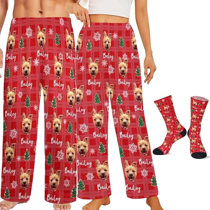Custom Pajamas Pants with Photo by Unknown