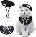 HOWWFALY 2PCS Cat Beret Hat by HOWWFALY