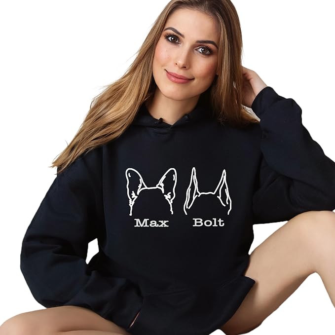 Custom Dog Mom Shirt for Women Pet Ears Sweatshirt - Image 3