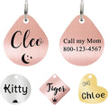 Ultra Joys Cat ID Tag Personalized Pet Tags, Durable Stainless Steel Small Pet by UltraJoys