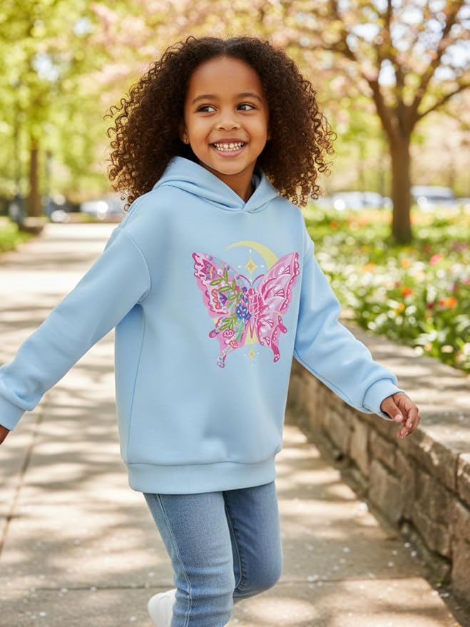 WELAKEN Sweatshirts for Girls Toddler & Kids II Little Girl's Pullover Tops - Image 2