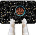 Cat Food Mat for Pet Dog Food Mat, Non-Slip Cat Pet Feeding Mats for Floor by BACDOILQ