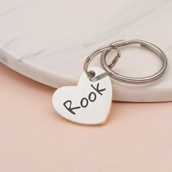 Anavia Personalized Pet ID Tags, Stainless Steel Glossy Laser Engraved Dog Cat - Image 9
