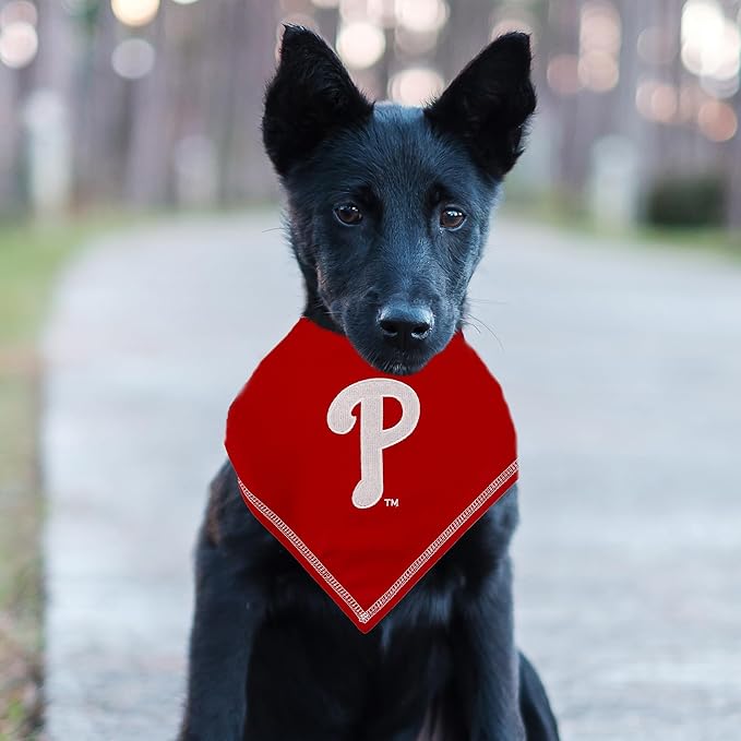 Pets First MLB Philadelphia Phillies TIE Bandana, Small/Medium. Dog Bandana - Image 3