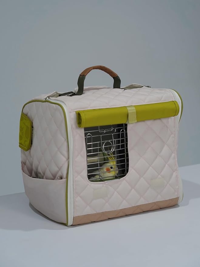 Bird Carrier Travel Cage and Cover 12in Small Bird Cage 4 in 1 Bird Backpack by Unknown