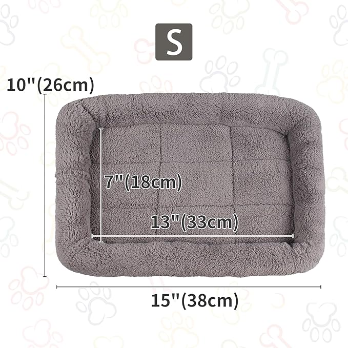 Cat Bed Washable Indoor Cat Cushion Bed, Soft and Cozy Plush Pet Bed-S - Image 5