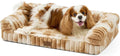 Cute Dog Bed for Small Dogs, Faux Rabbit Fur Orthopedic Foam Dog Bed by COZYKISS