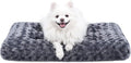 KSIIA Washable Dog Bed Deluxe Plush Dog Crate Beds Comfy Kennel Pad Anti-Slip by KSIIAPetProducts