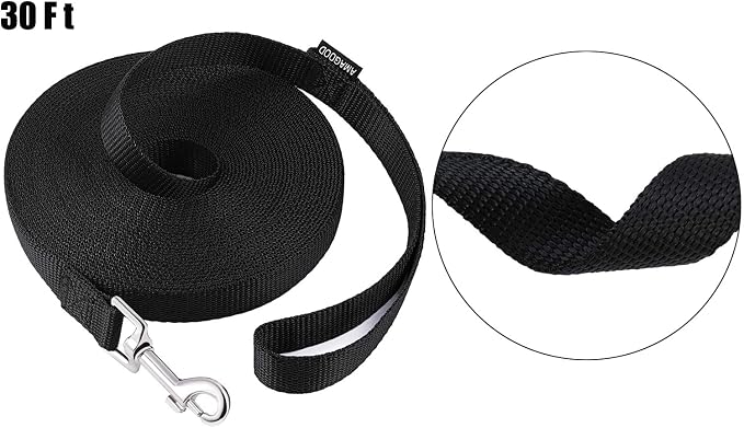 Dog Leashes, Long Dog Leashes for Puppy Training, 15FT 20FT 30FT 50FT 100 FT - Image 3