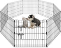 PEEKABOO Dog Pen Pet Playpen Dog Fence Indoor Foldable Metal Wire Exercise by Peekaboo