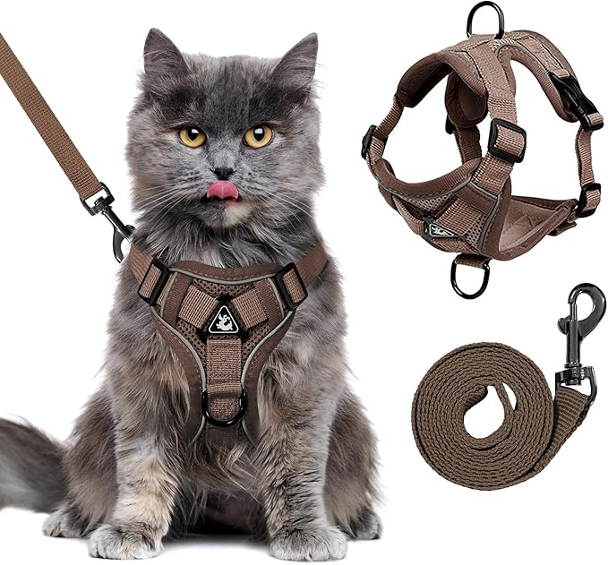 Escape Proof Cat Harness and Leash Set by GCVOPTON