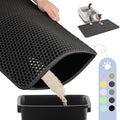 Cat Litter Mat - 23.2'' x 14.6'' Small Litter Trapping Mat, Waterproof by Powools