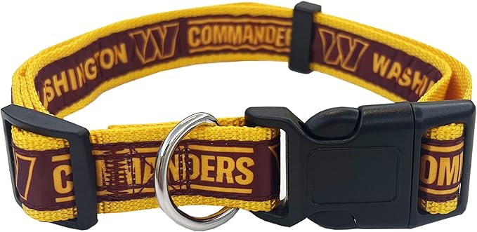 Pets First NFL Washington Commanders Dog & Cat Collar, Small Football Team by PETSFIRST