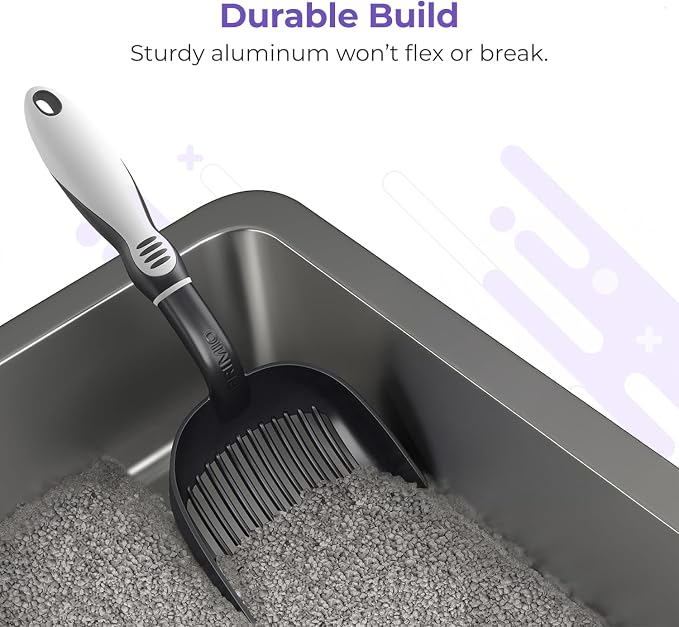 iPrimio Cat Litter Scoop Metal w/ Deep Shovel - Image 7