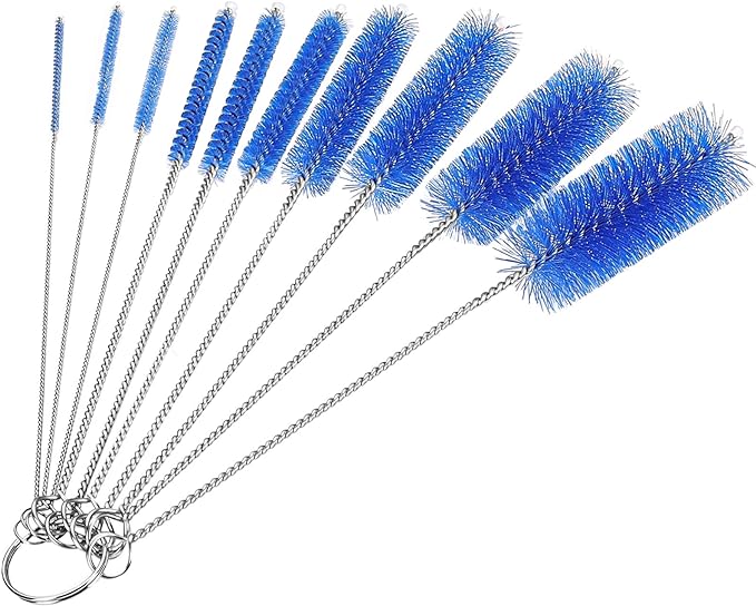 CiaraQ Bottle Cleaning Brushes, 8 Inch Nylon Tube Brush Set, Cleaner by CiaraQ
