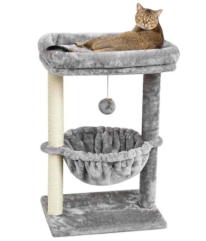 SYANDLVY Small Cat Tree for Indoor Cats, Activity Cat Tower by SYANDLVY