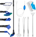 Aquarium Fish Tank Cleaning Tool Kit Include 4 Pcs Long Aquascape Tools Kit 1 by Tiangrid