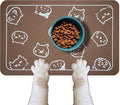 YCT Pet Cat Dog Food Mat, Non-Slip Super Absorbent, 18.1 x 11.8 inches by YCT