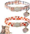 Unique Style Paws Orange Cat Collar, Cute Cat Collars by Uniquestylepaws