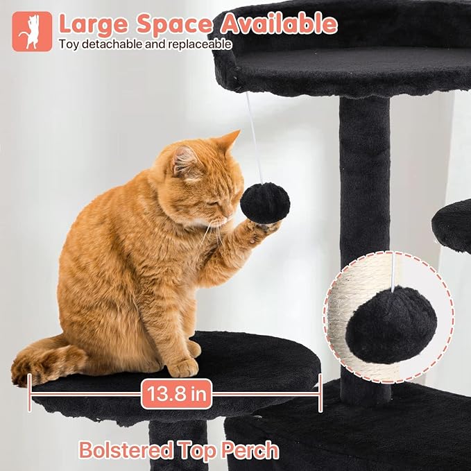 54in Cat Tree Cat Climbing Tower - Image 3