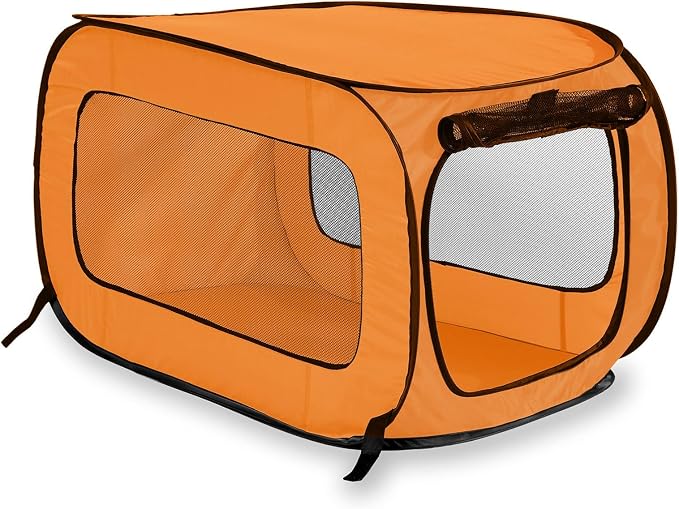 Beatrice Home Fashions Portable, Collapsible, Pop Up Kennel Travel Cat and Dog by BeatriceHomeFashions