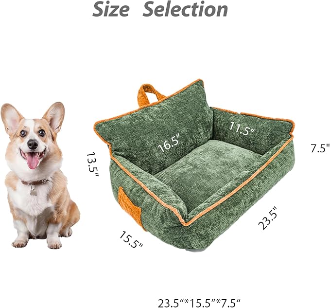 Orthopedic Dog Bed with Memory Foam, Washable Plush Pet Bed - Image 6