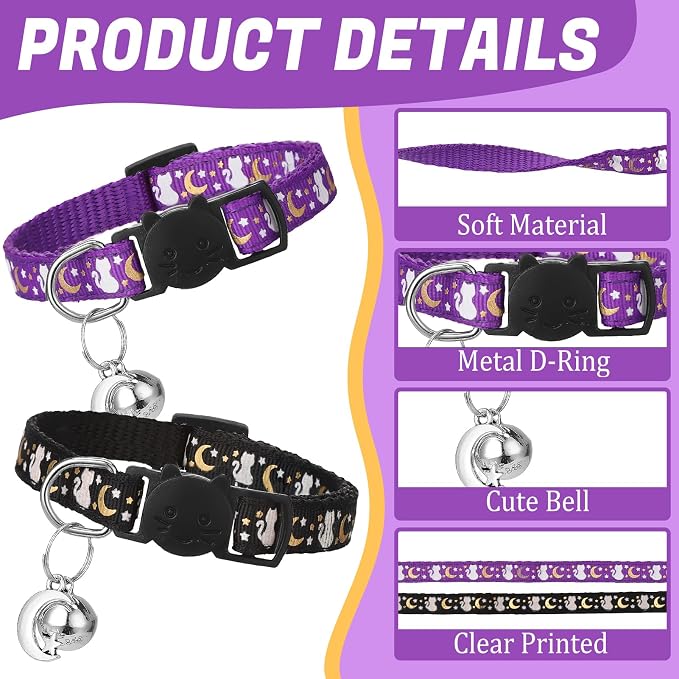 10Pcs Breakaway Cat Collars - Image 3