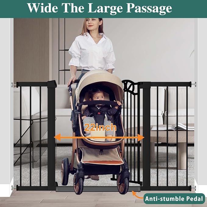 Fairy Baby 65.4"-68.1" Extra Wide Baby Gate - Image 5