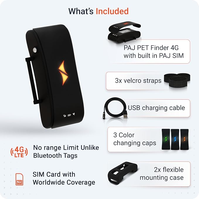 PAJ GPS Dog Tracker - 4G Real-Time Tracking & Runaway Alerts - Waterproof - Image 8