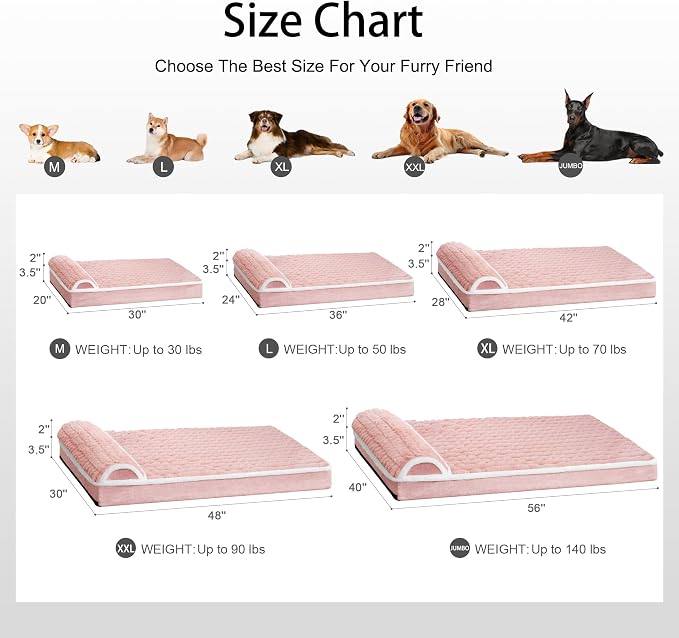 Orthopedic Dog Bed Medium Size Dog - Image 7