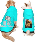 Custom Dog Hoodie Add Your Design Soft & Warm Personalized Photo Text Logo Name by Custom