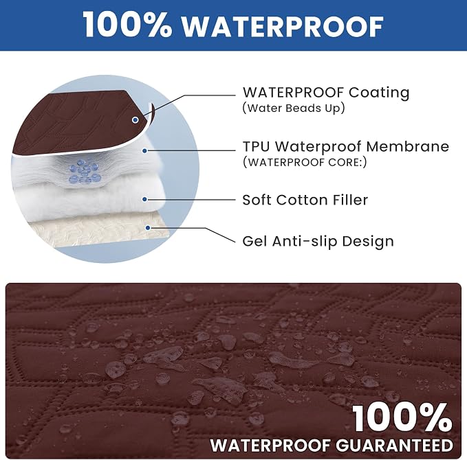 Waterproof Dog Bed Cover, Non-Slip Dog Blanket - Image 2
