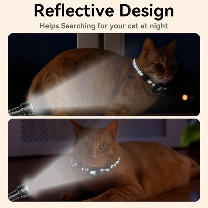 Vanjua 2 Pack Airtag Cat Collar Breakaway - Image 7