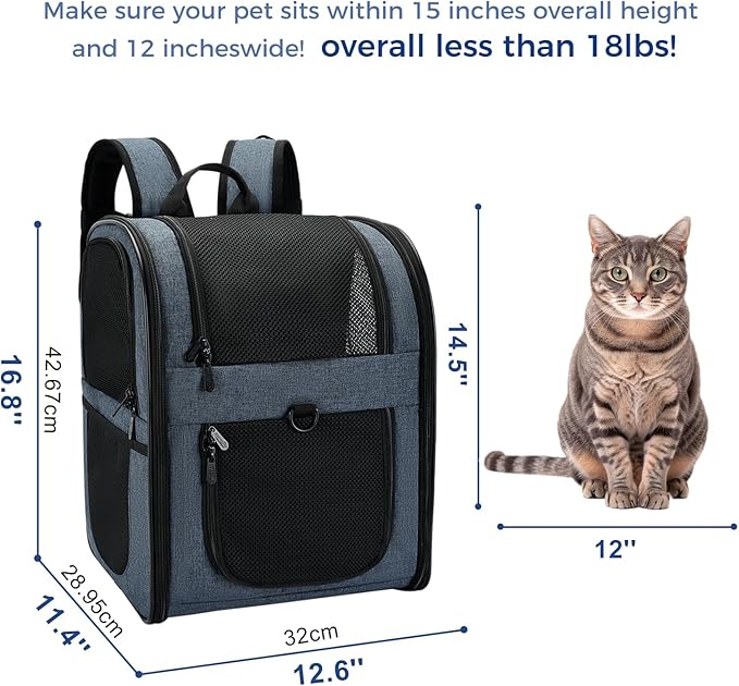 Apollo Walker Dog & Cat Carrier Backpack - Image 2