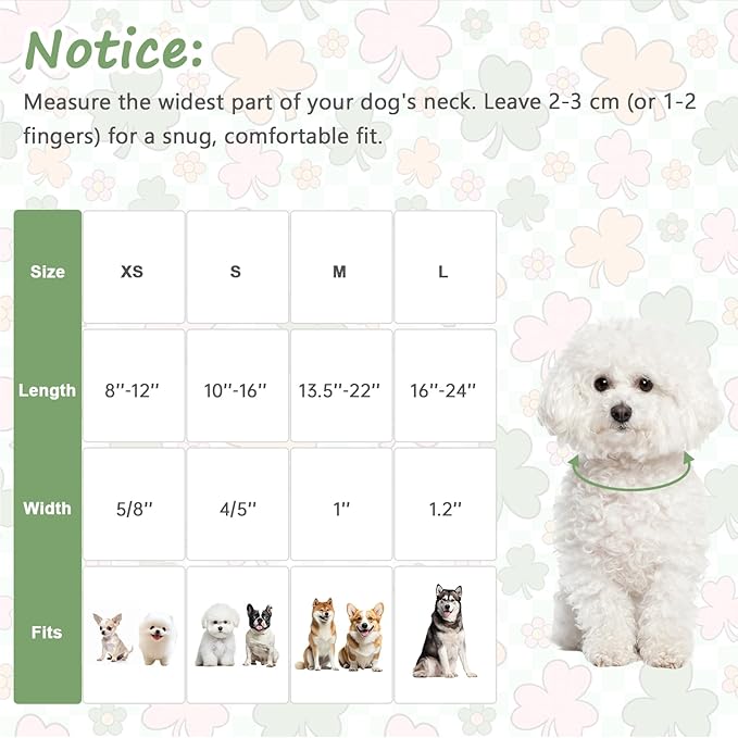 St. Patrick's Day Dog Collar, Puppy Collar - Image 2
