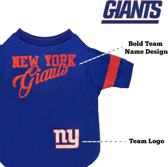 Pets First NFL New York Giants T-Shirt - Image 5