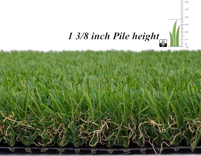 ALTRUISTIC Artificial Grass 11FTX27FT, Realistic Fake Grass Deluxe Turf - Image 7