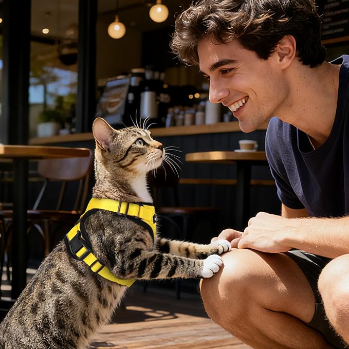 Dooradar Cat Harness and Leash Set, Escape Proof Safe Adjustable Kitten Vest - Image 8