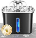 Veken Innovation Award Winner Stainless Steel Cat Water Fountain, 95oz/2.8L by Veken