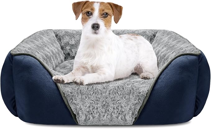 INVENHO Medium Dog Bed Rectangle Washable Orthopedic Soft Calming Sleeping by INVENHO