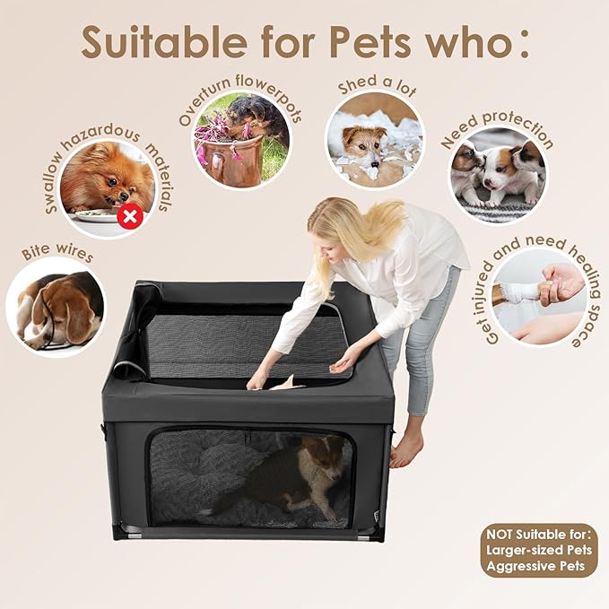 EHEYCIGA 42x42x26 Inches Puppy Playpen - Image 4