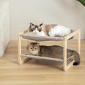 Cat Hammock, Double Layer Wooden Bed by CatAve