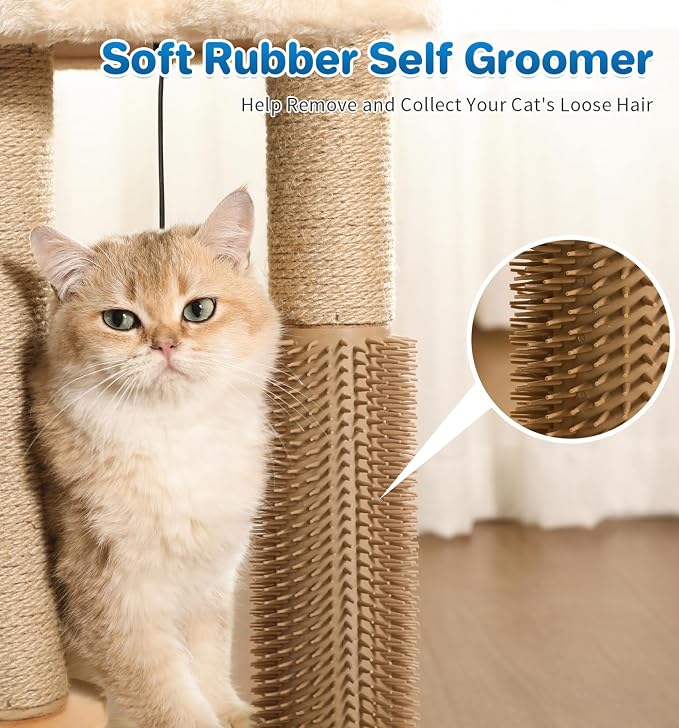 Made4Pets Cat Scratching Post, Cat Self Groomer - Image 7