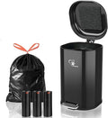 Dog Poop Trash Can Outsides, 18L/4.76 Gal Portable Waste Bin by MEEGOOD
