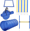 PawHut 4PC Obstacle Dog Agility Training Course Kit Backyard Competitive by PawHut