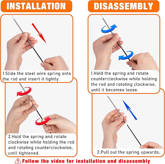JXFUKAL 2025 Latest Cat Toys, 2 in 1 Spring Cat Wand Toy - Image 5